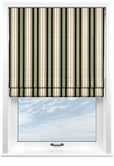 The British Stripe Co. George, Chilterns No.1 - Roman Blind